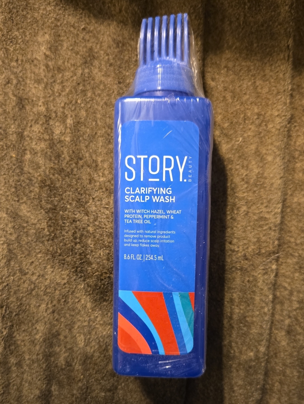 3/$10 Bundle Deals Story Blue Clarifying Scalp Wash with Massaging Comb Cap